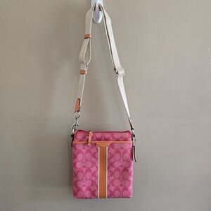 Coach Pink and Orange Crossbody Bag